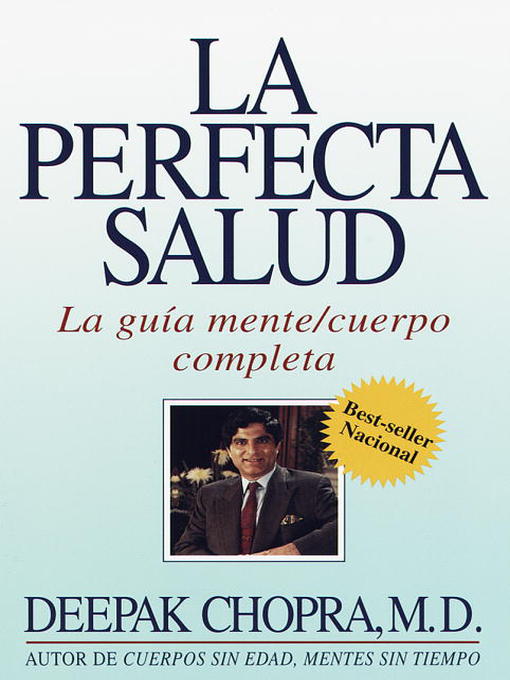 Title details for La perfecta salud by Deepak Chopra, M.D. - Available